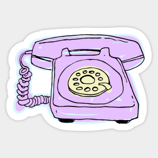 rotary phone Sticker